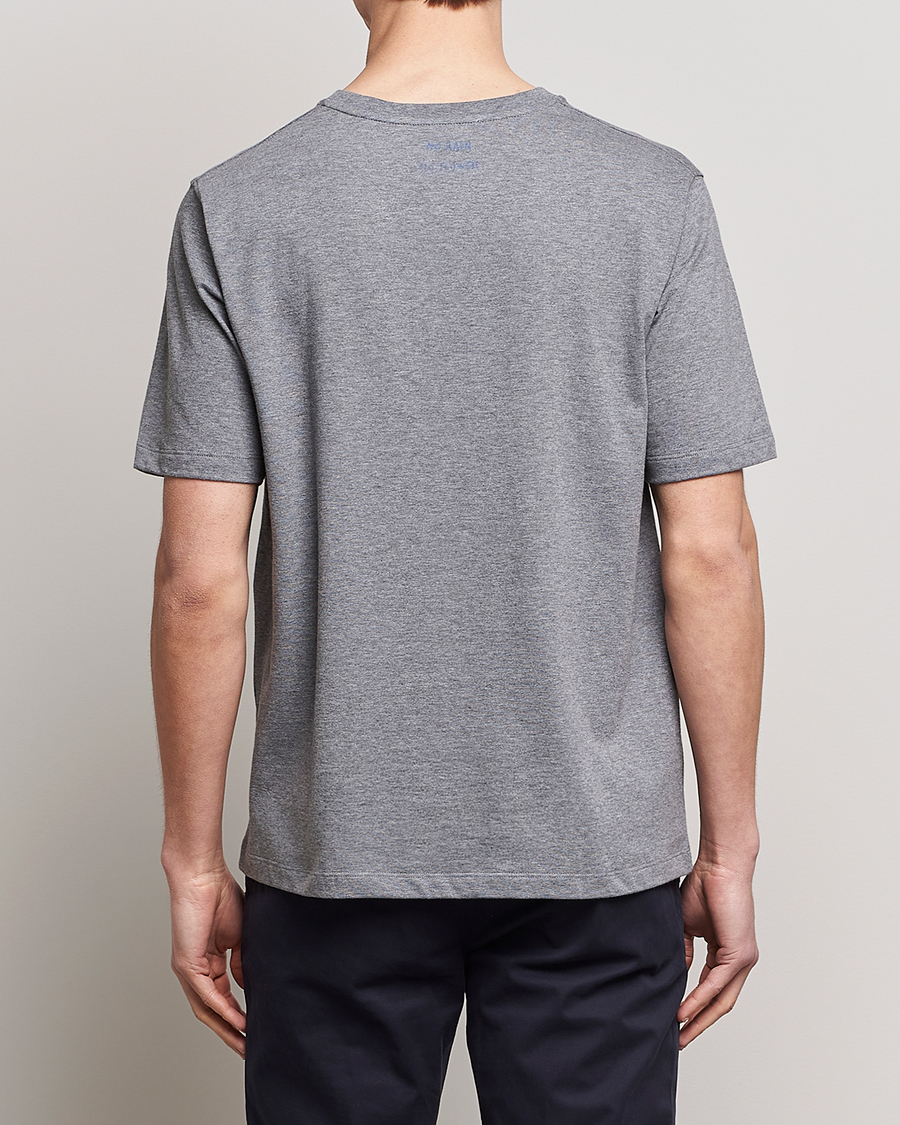 Men | T-Shirts | Lardini | Fiore Tasca Printet Logo T-Shirt Grey