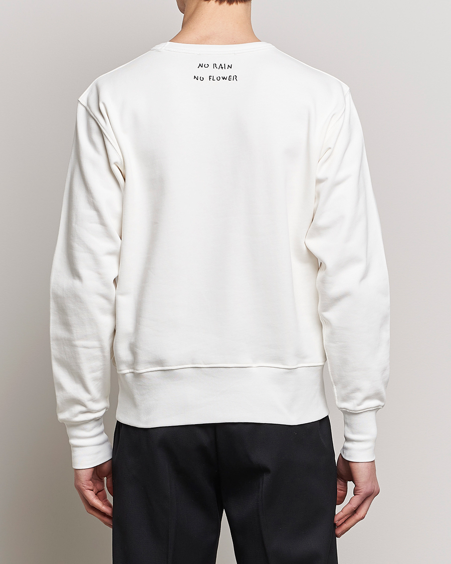 Men | Sweaters & Knitwear | Lardini | Cotton Embroidery Logo Sweatshirt White