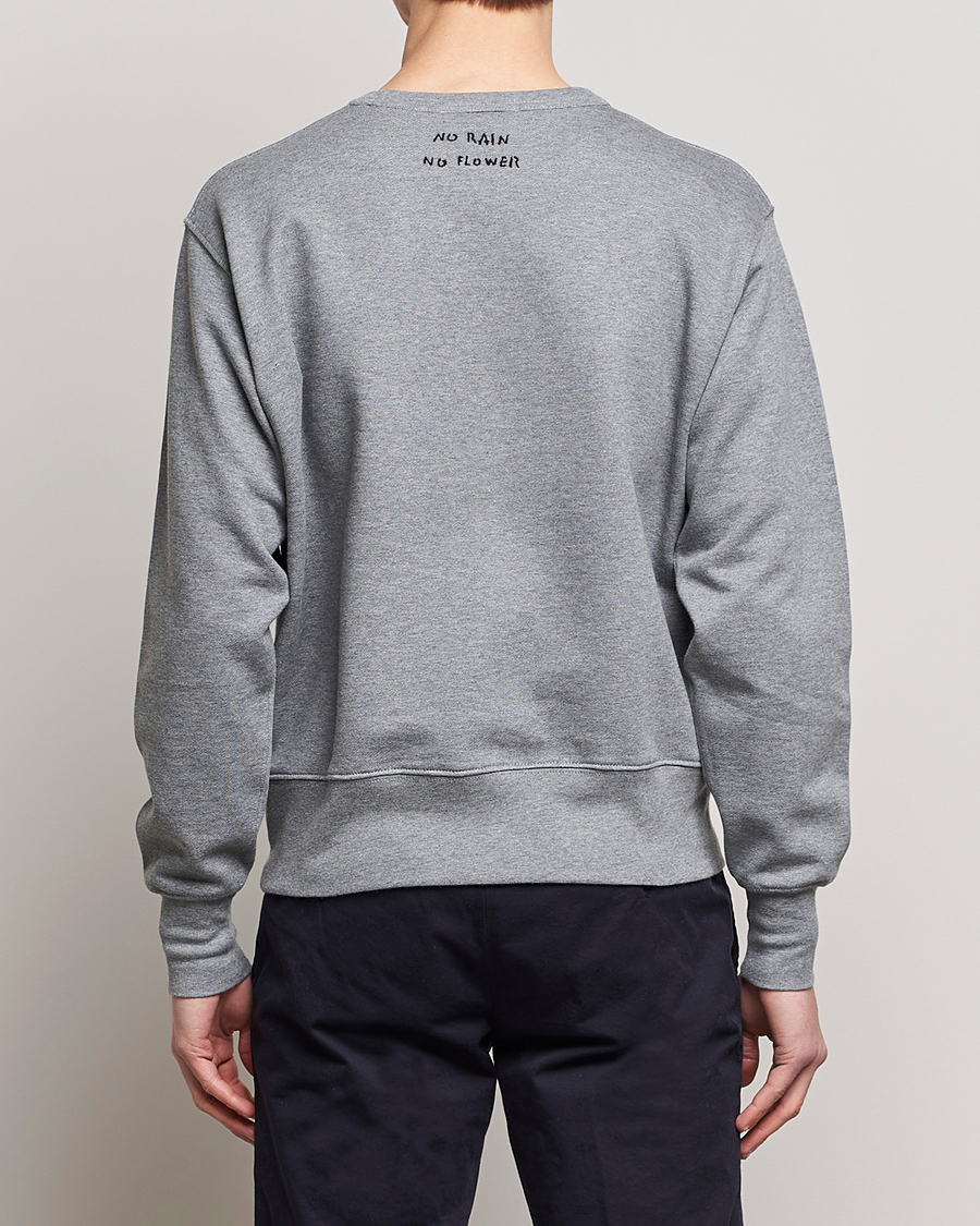 Men | Sweaters & Knitwear | Lardini | Cotton Embroidery Logo Sweatshirt Grey
