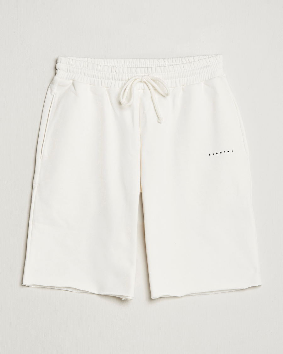Men | Shorts | Lardini | Cotton Embroidery Shorts White