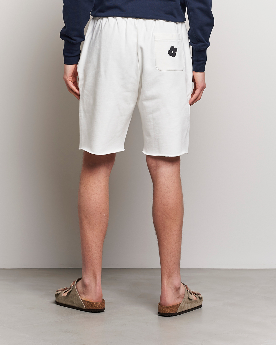 Men | Shorts | Lardini | Cotton Embroidery Shorts White