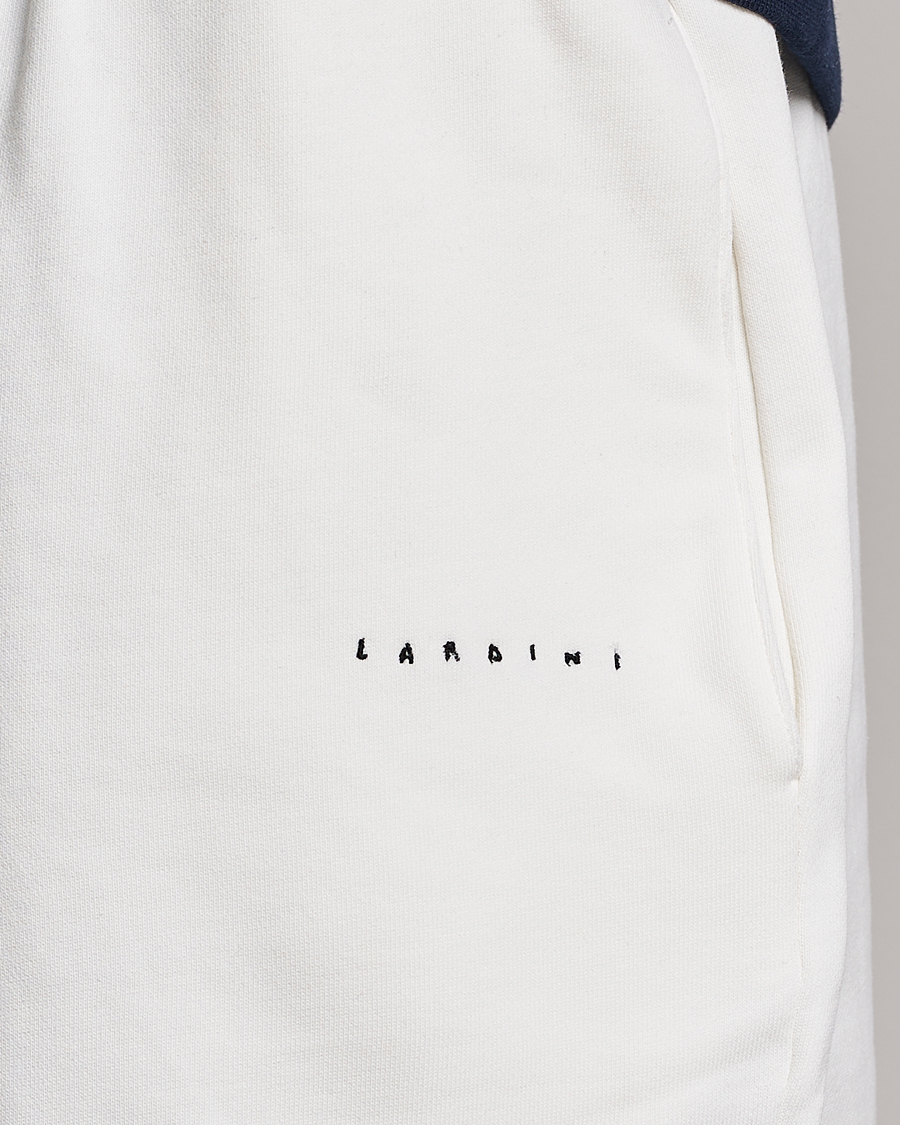 Men | Shorts | Lardini | Cotton Embroidery Shorts White