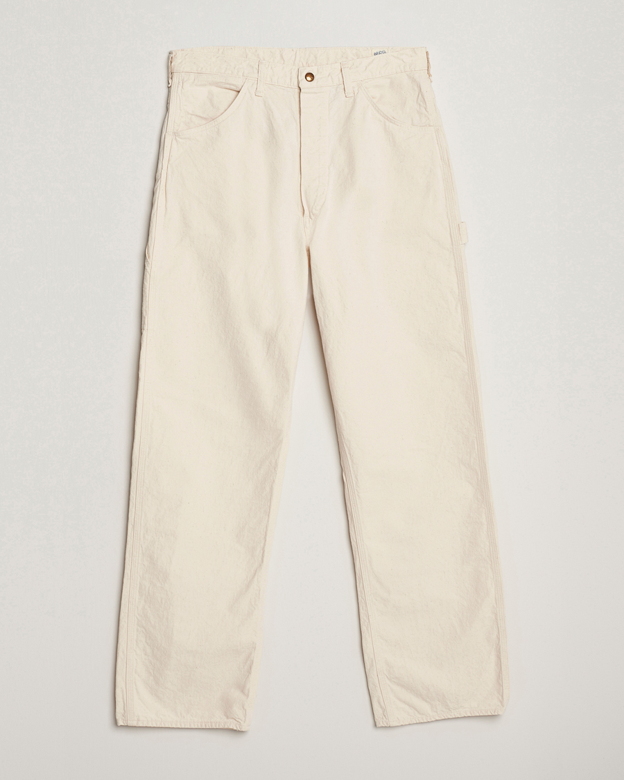 Men | Trousers | orSlow | 60s Painter Pants Ecru