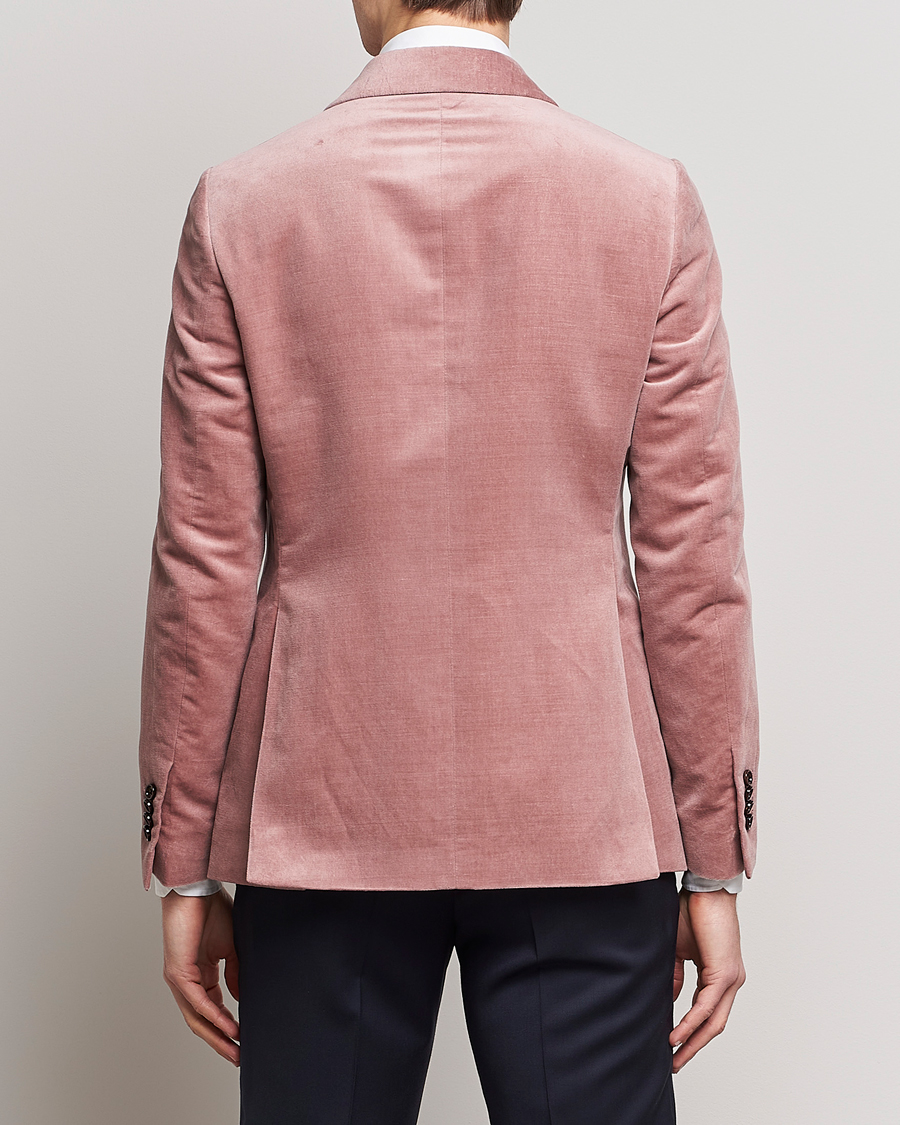 Men | Blazers | Lardini | Summer Velvet Dinner Jacket Soft Pink
