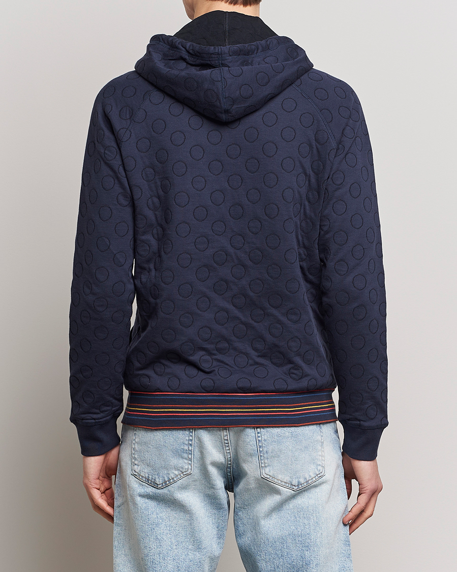 Men | Sweaters & Knitwear | Paul Smith | Jacquard Hoodie Navy
