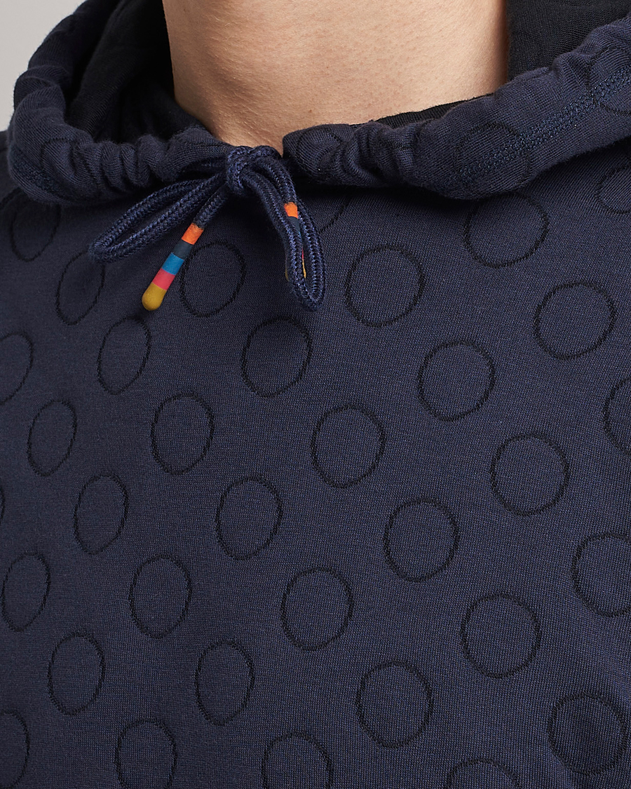 Men | Sweaters & Knitwear | Paul Smith | Jacquard Hoodie Navy