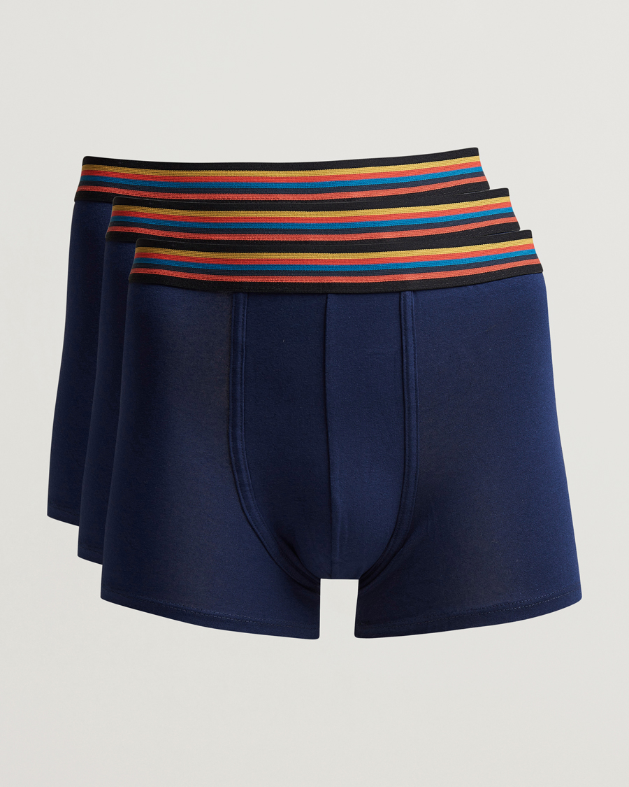 Men | Underwear & Socks | Paul Smith | 3-Pack Trunk Navy