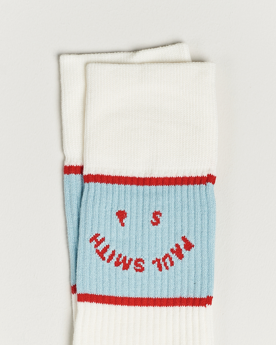 Men | Underwear & Socks | Paul Smith | PS Face Sock Off White
