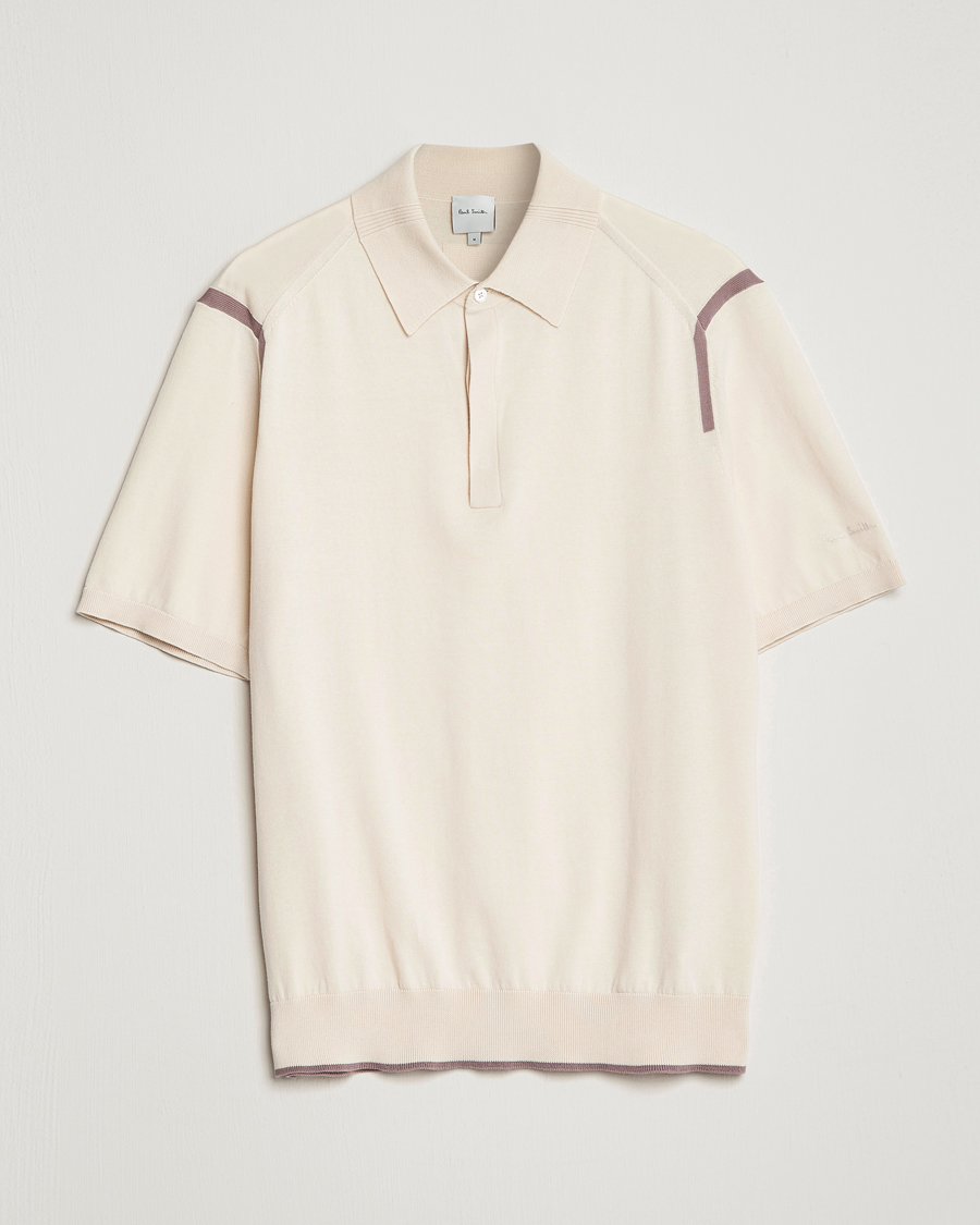 Men | Polo Shirts | Paul Smith | Organic Cotton Polo Off White
