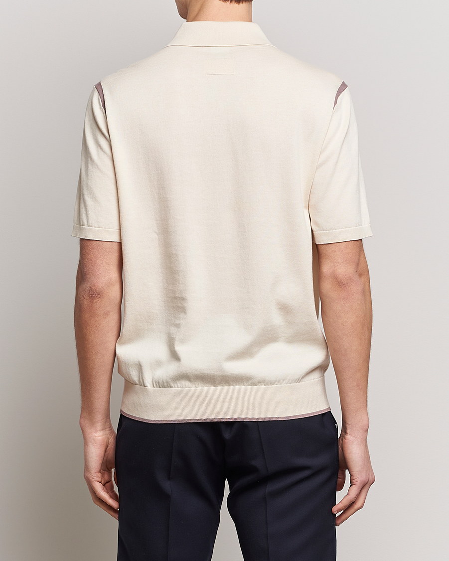 Men | Polo Shirts | Paul Smith | Organic Cotton Polo Off White