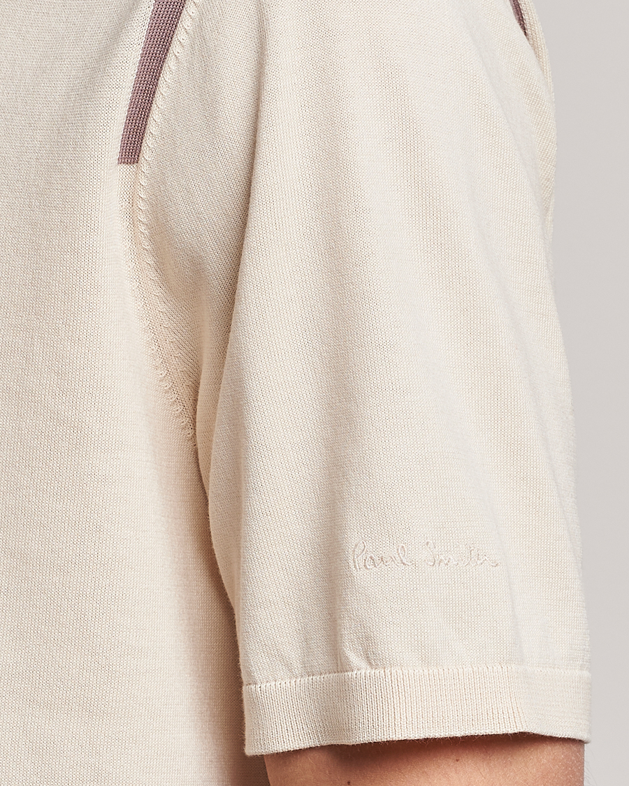 Men | Polo Shirts | Paul Smith | Organic Cotton Polo Off White