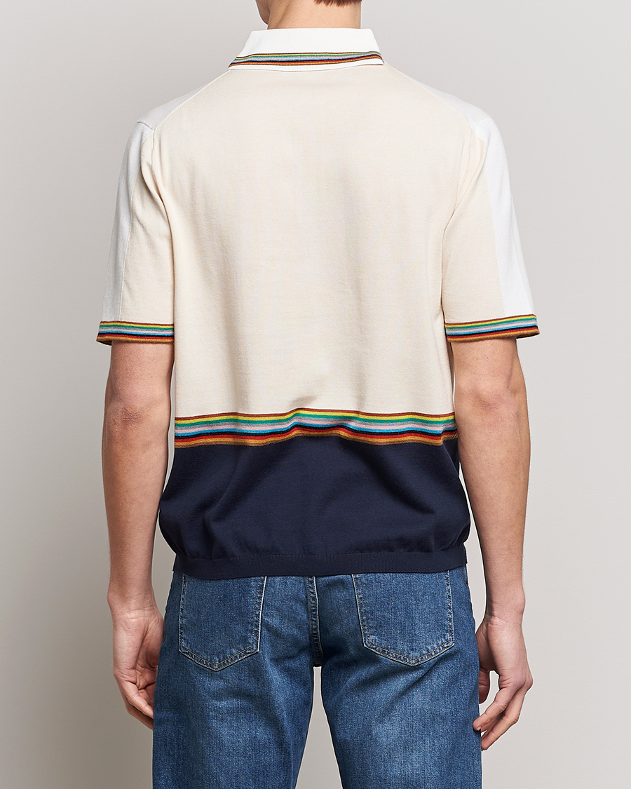 Men | Sweaters & Knitwear | Paul Smith | Organic cotton Knitted Polo White