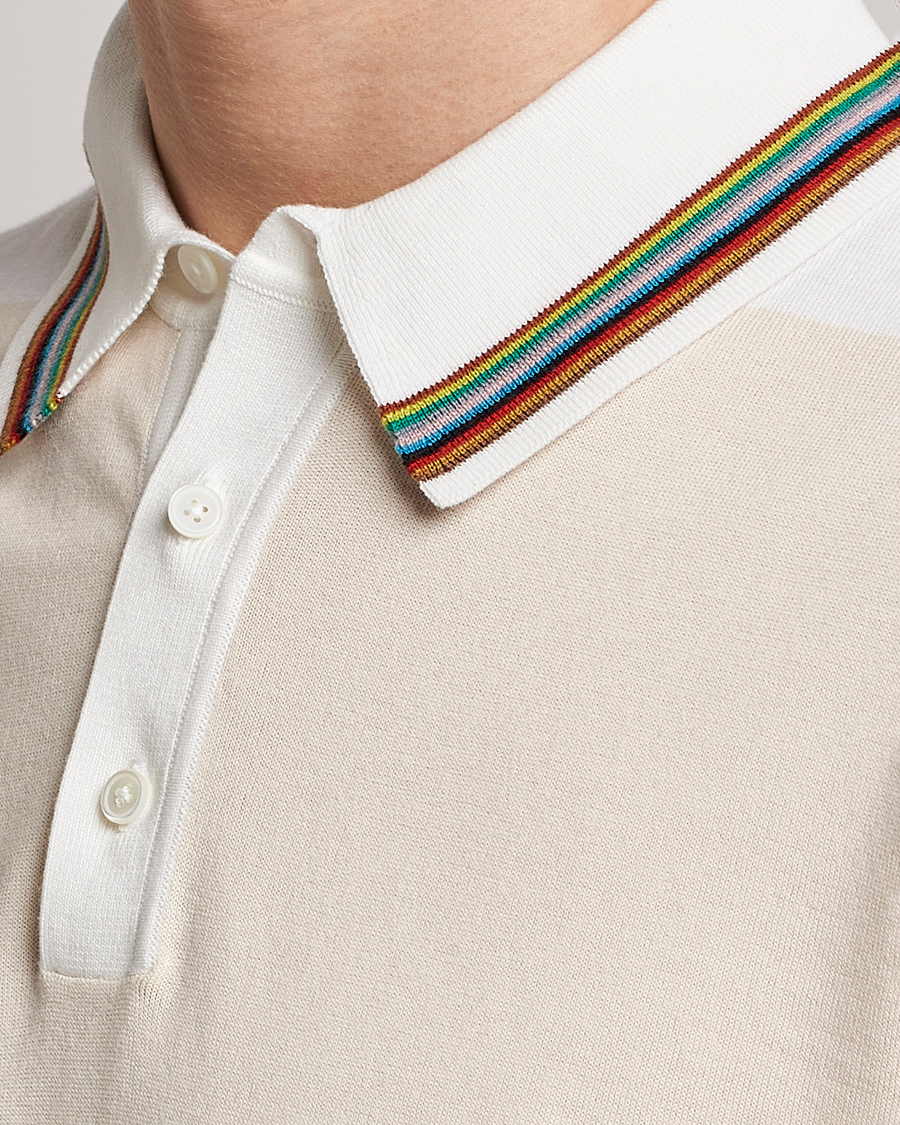 Men | Sweaters & Knitwear | Paul Smith | Organic cotton Knitted Polo White