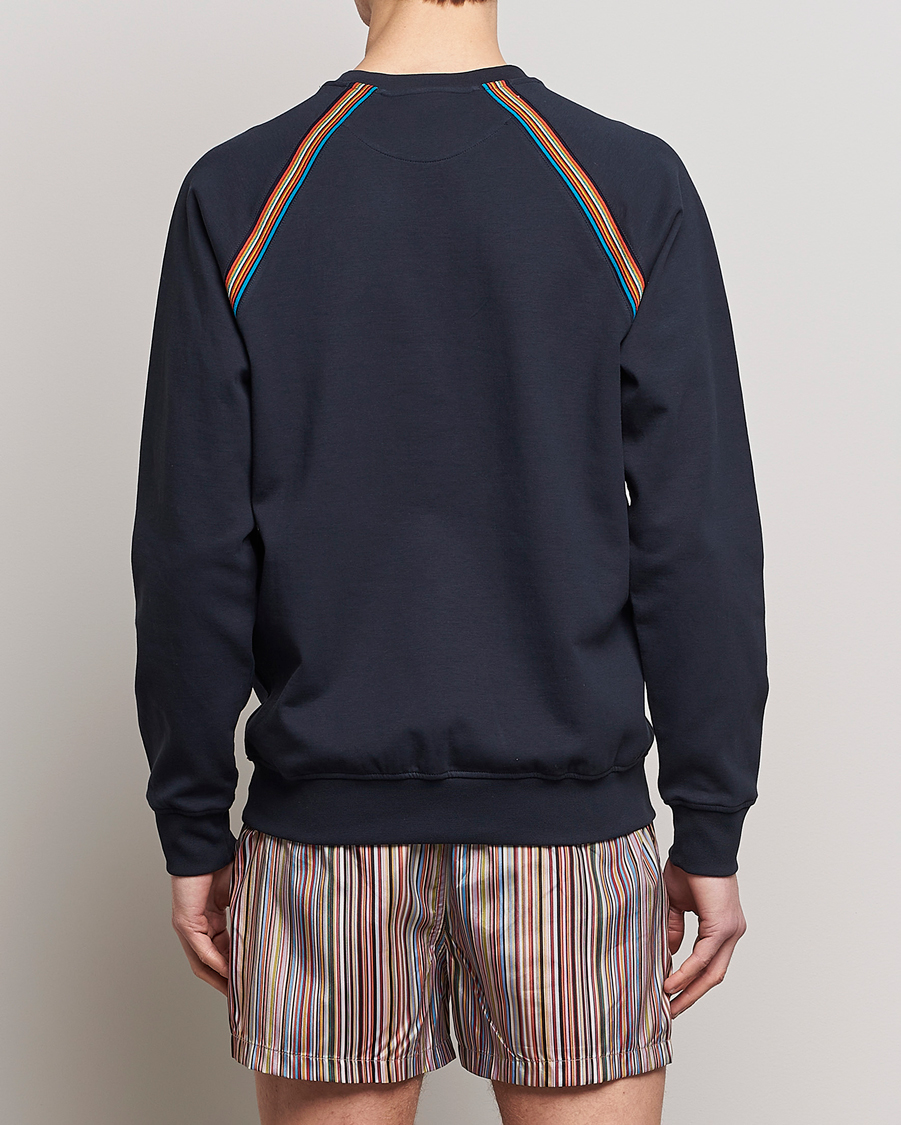 Men | Sweaters & Knitwear | Paul Smith | Raglan Cotton Sweatshirt Dark Navy