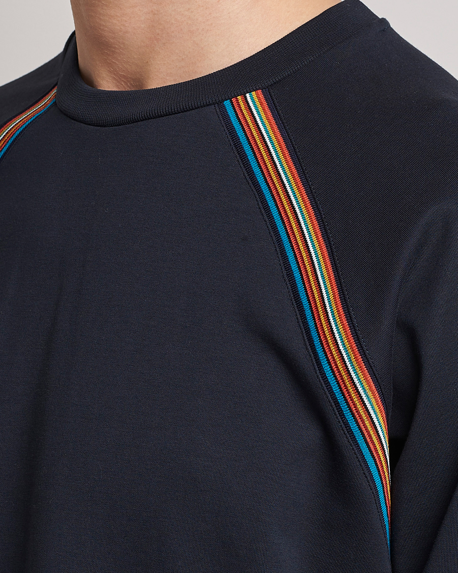 Men | Sweaters & Knitwear | Paul Smith | Raglan Cotton Sweatshirt Dark Navy
