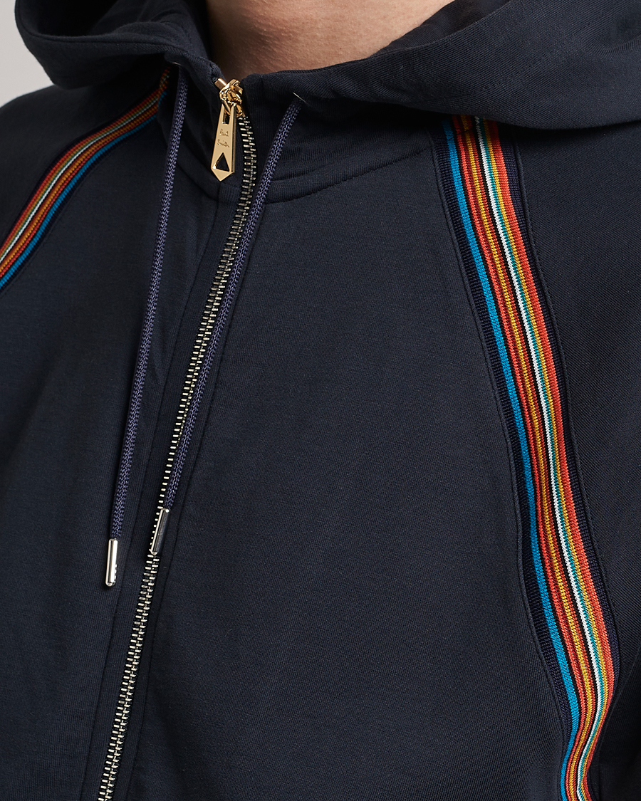 Men | Sweaters & Knitwear | Paul Smith | Hooded Cotton Sweatshirt Dark Navy