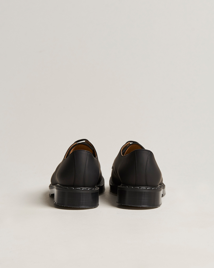 Men | Solovair 3 Eye Gibson Shoe Black Greasy | Solovair | 3 Eye Gibson Shoe Black Greasy