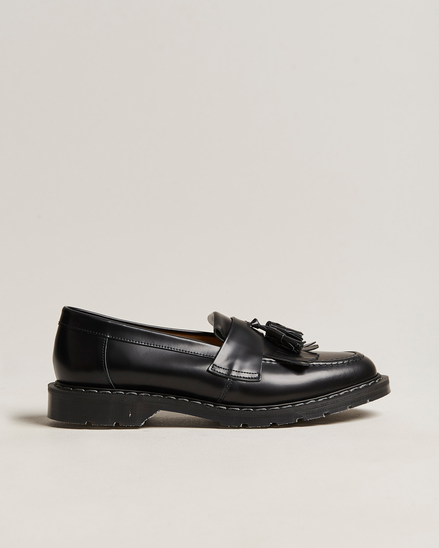 Men | Solovair Tassel Loafer Black Shine | Solovair | Tassel Loafer Black Shine