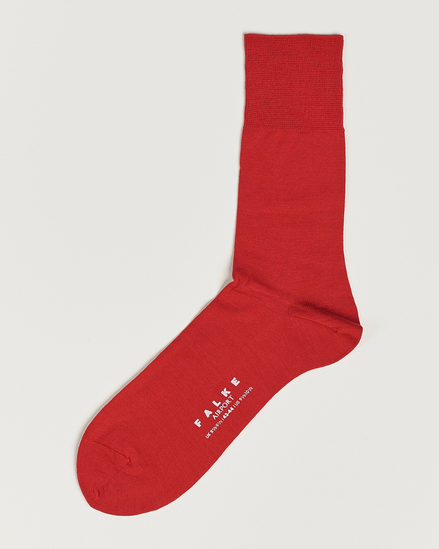 Men | Underwear & Socks | Falke | Airport Socks Scarlet