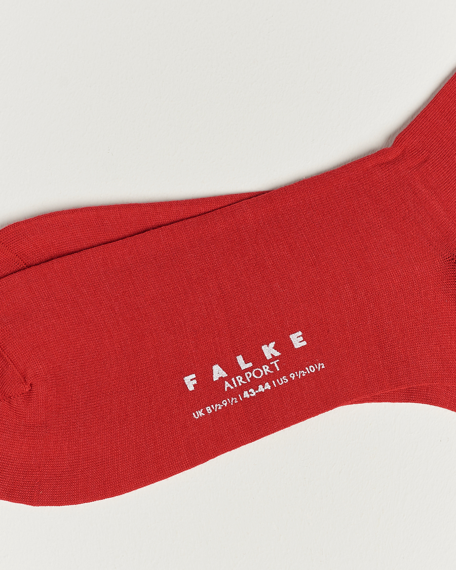 Men | Falke | Falke | Airport Socks Scarlet