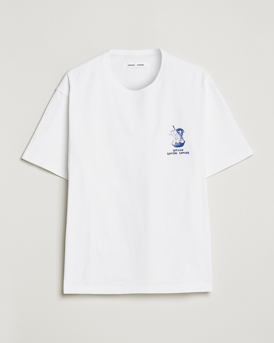 Men | T-Shirts | Samsøe Samsøe | Samsøe & Samsøe Gone Fishing T-Shirt Bottle Flower