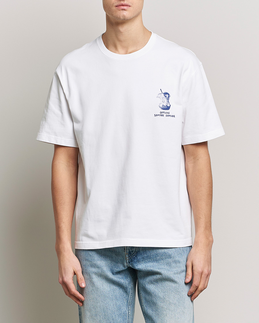Men | T-Shirts | Samsøe Samsøe | Samsøe & Samsøe Gone Fishing T-Shirt Bottle Flower