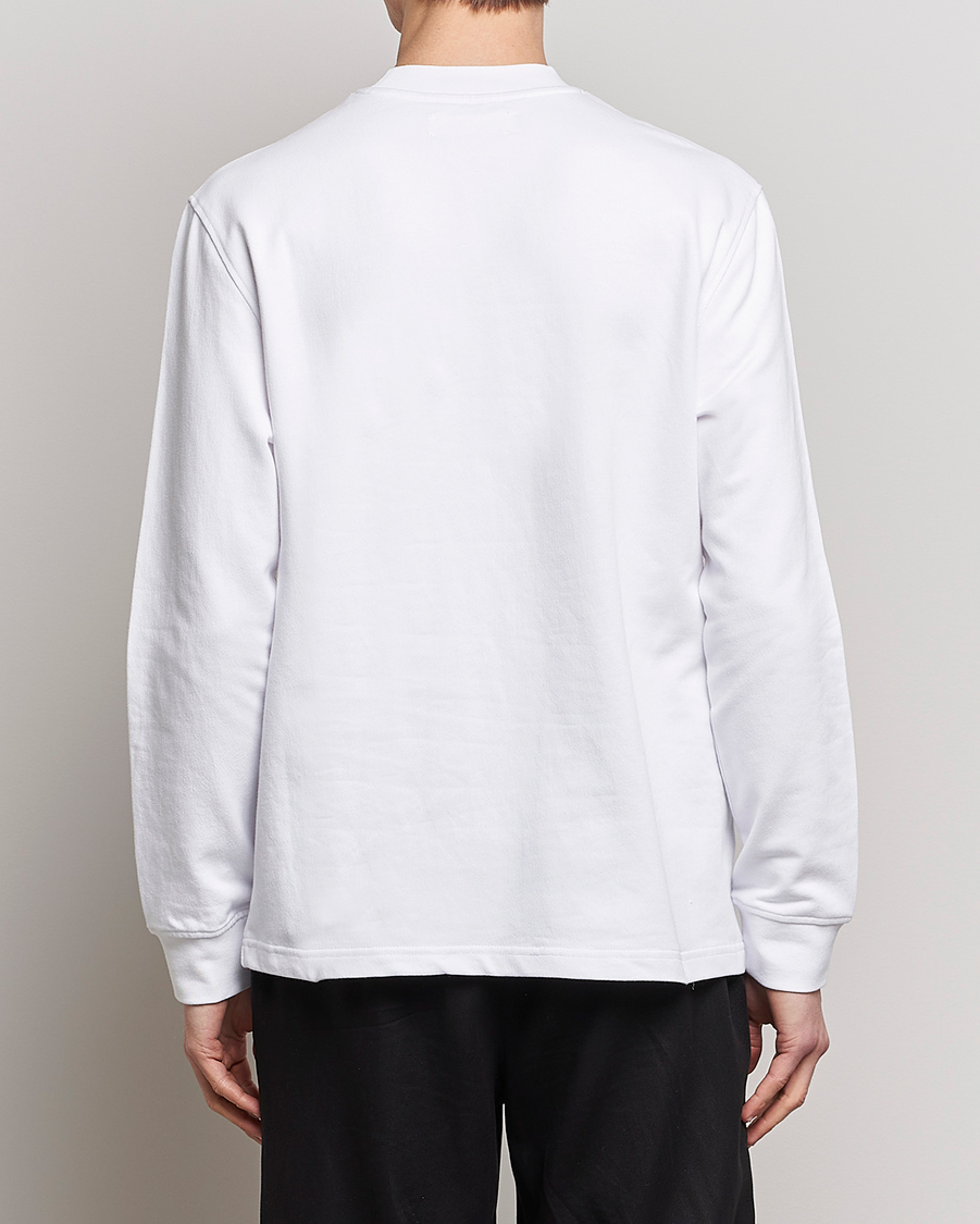 Men | T-Shirts | Samsøe Samsøe | Samsøe & Samsøe Samer Long Sleeve T-Shirt White