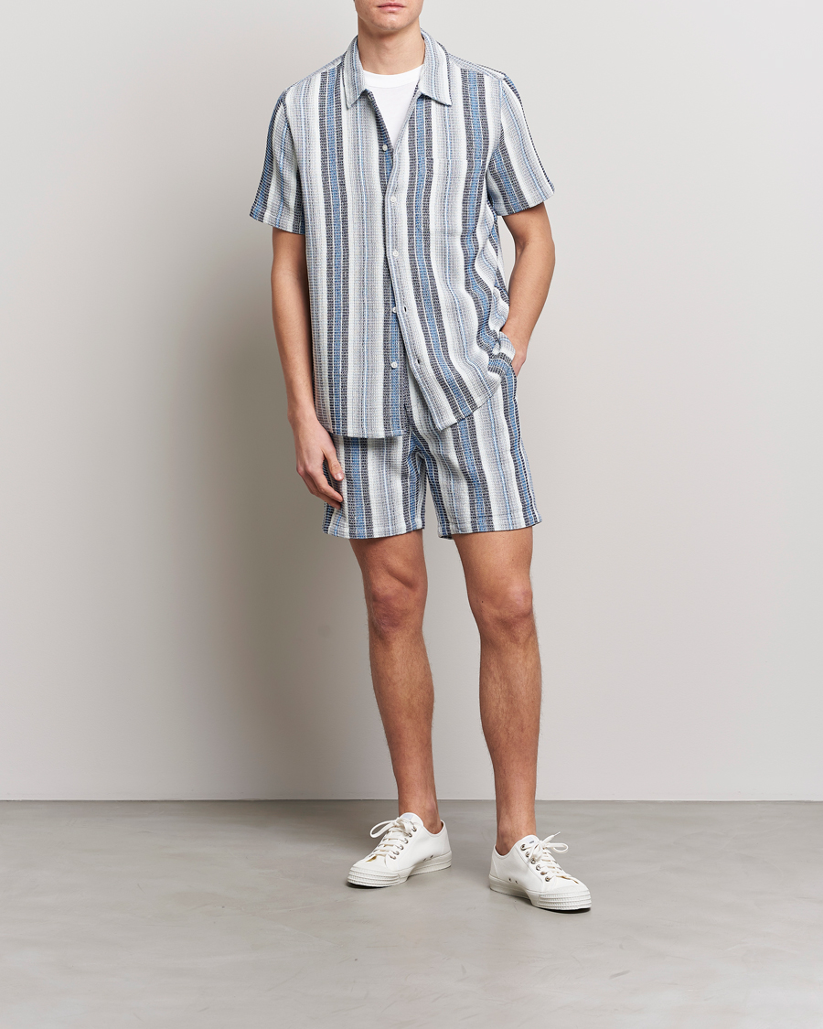 Men | Shorts | Samsøe Samsøe | Samsøe & Samsøe Jabari Shorts Blue Stripe