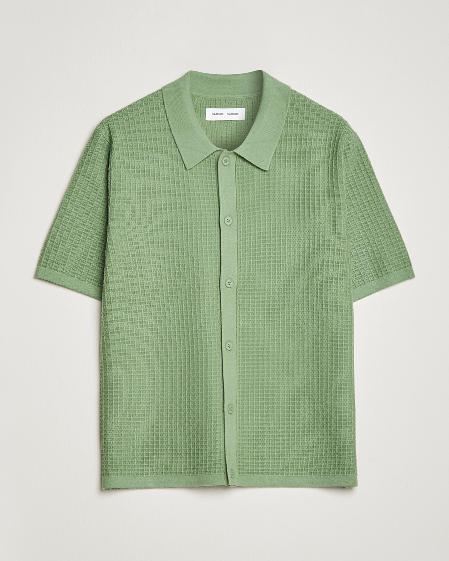 Men | Polo Shirts | Samsøe Samsøe | Samsøe & Samsøe Derek Polo Shirt Basil