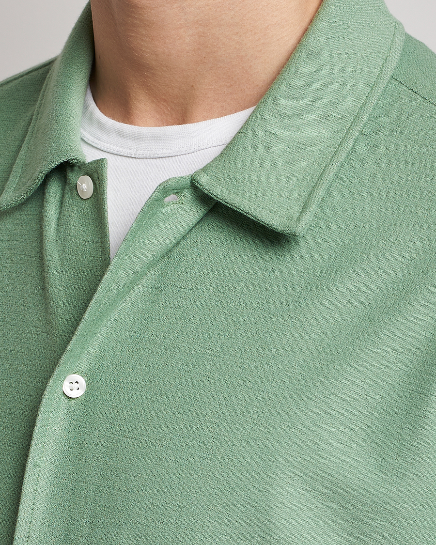 Men | Shirts | Samsøe Samsøe | Samsøe & Samsøe Kvistbro Organic Cotton Shirt Basil