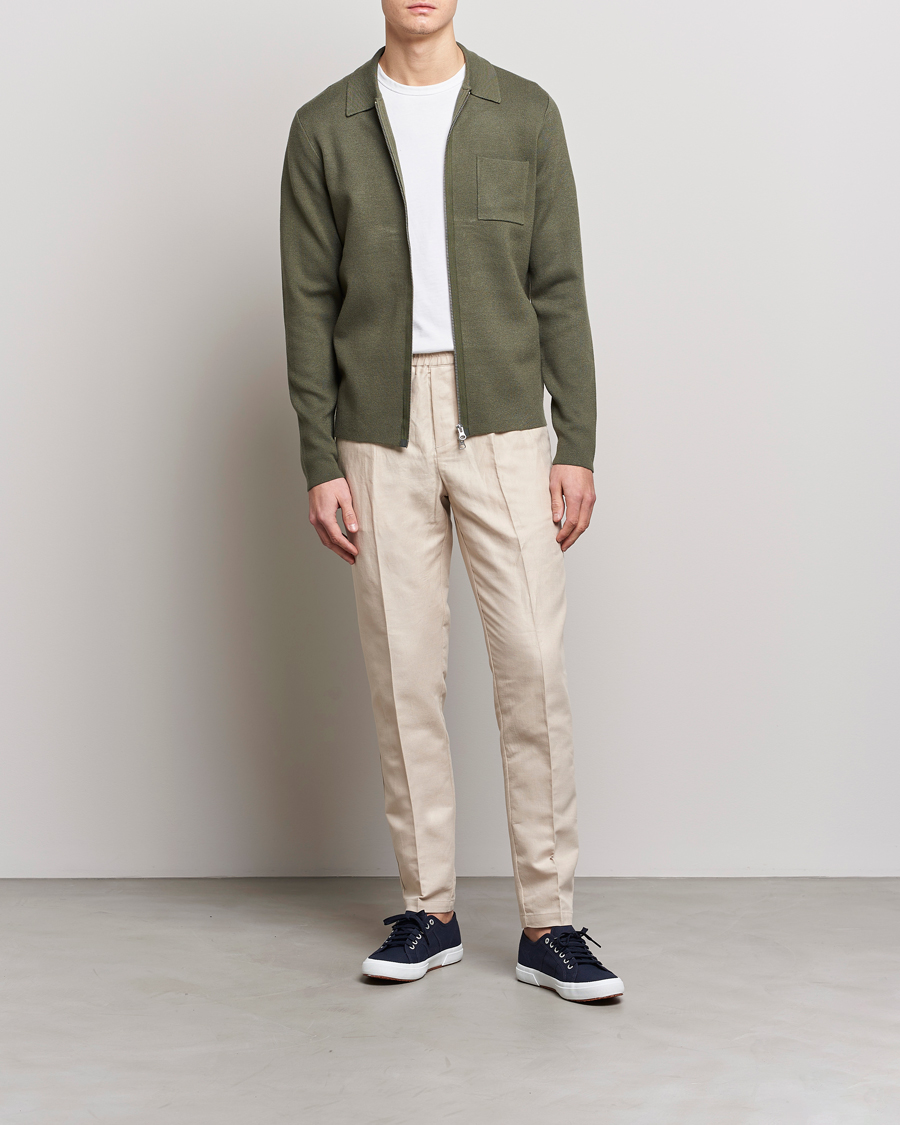 Men | Sweaters & Knitwear | Samsøe Samsøe | Samsøe & Samsøe Guna Full Zip Beetle