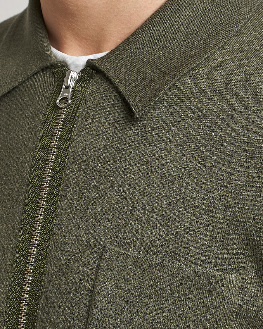 Men | Sweaters & Knitwear | Samsøe Samsøe | Samsøe & Samsøe Guna Full Zip Beetle