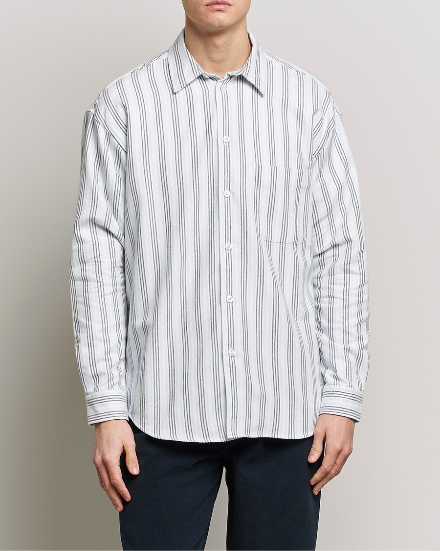 Men | Shirts | Samsøe Samsøe | Samsøe & Samsøe Luan Cotton Shirt Salute Stripe