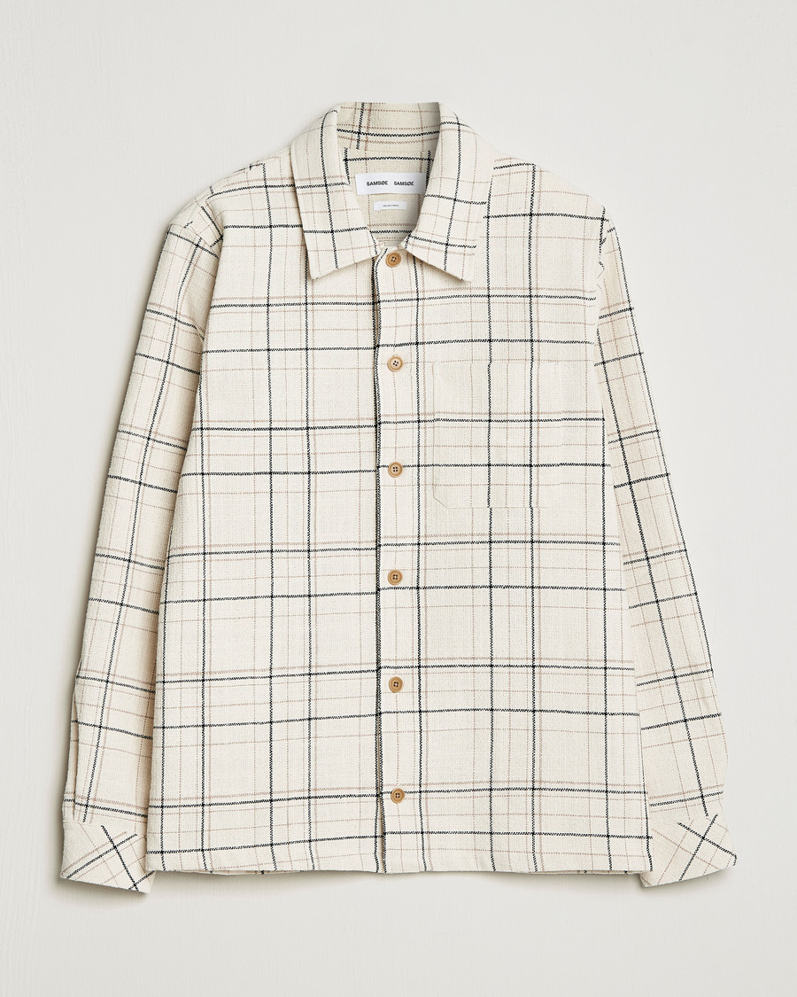 Men | Shirts | Samsøe Samsøe | Samsøe & Samsøe Taka Overshirt Oatmeal