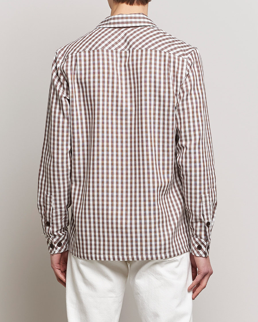 Men | Shirts | Samsøe Samsøe | Samsøe & Samsøe Taka Cotton Lyocell Overshirt Dark Earth