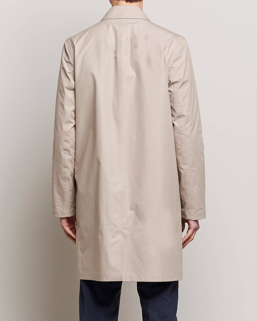 Men | Coats & Jackets | Private White V.C. | Unlined Cotton Ventile Mac Coat 3.0 Plaza Taupe