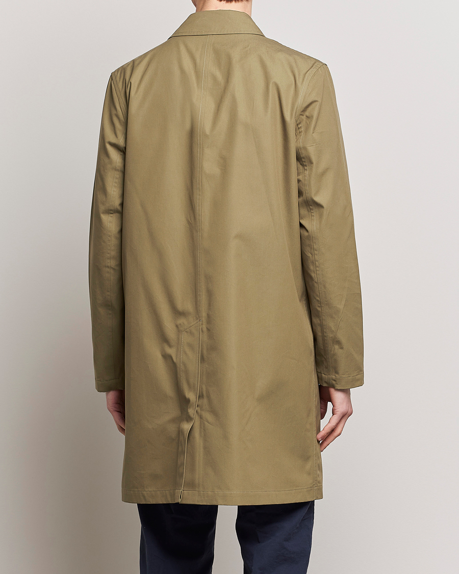 Men | Coats & Jackets | Private White V.C. | Unlined Cotton Ventile Mac Coat 3.0 Sage