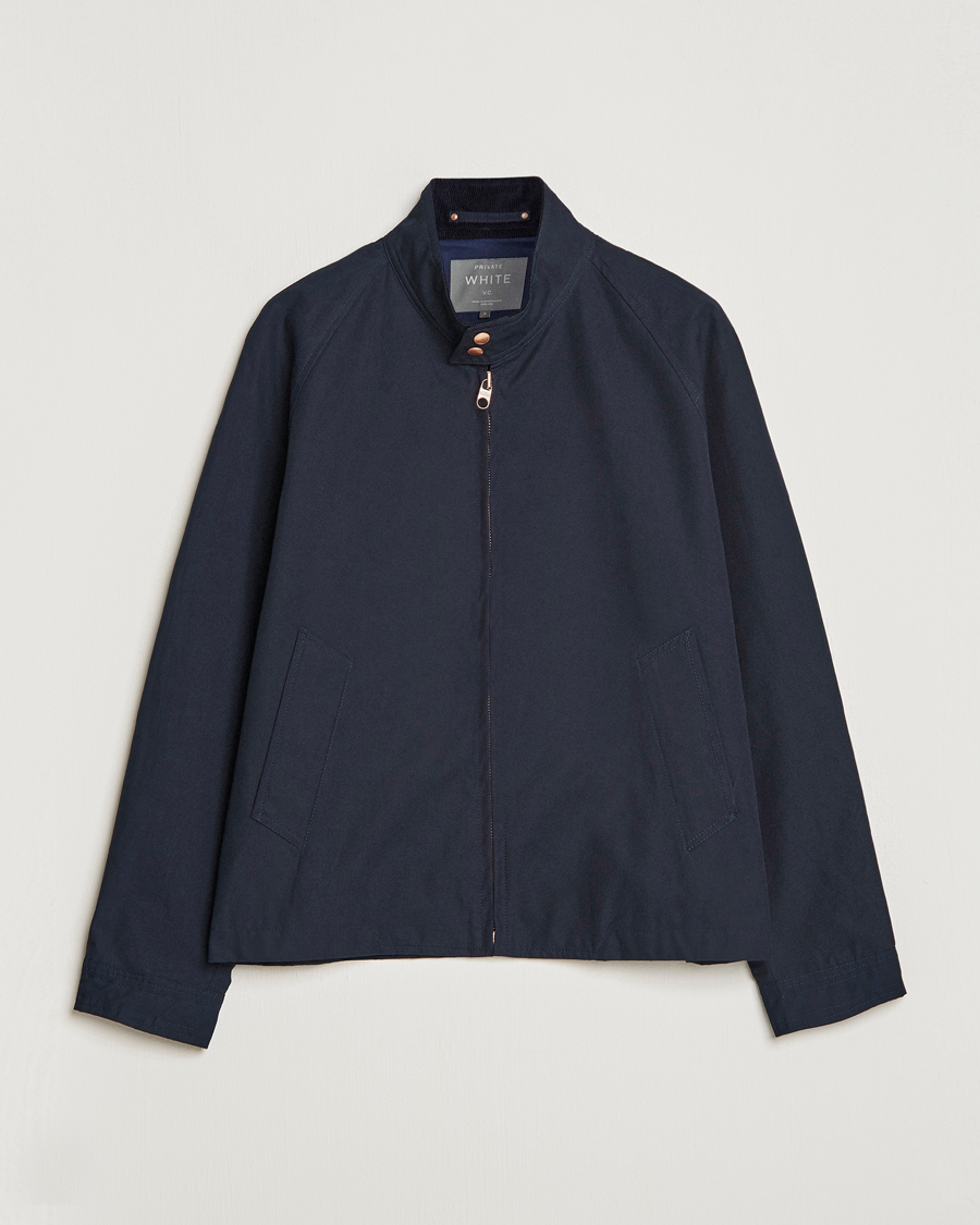 Men | Coats & Jackets | Private White V.C. | Ventile Harrington Jacket 3.0 Midnight