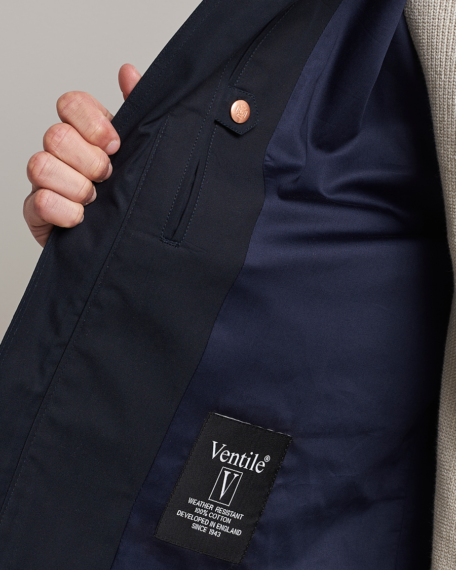 Men | Coats & Jackets | Private White V.C. | Ventile Harrington Jacket 3.0 Midnight
