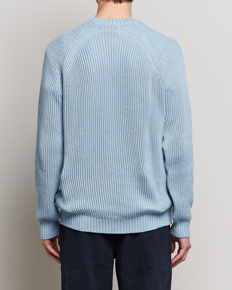 Men | Sweaters & Knitwear | Peregrine | Harry Organic Cotton Sweater Seafoam