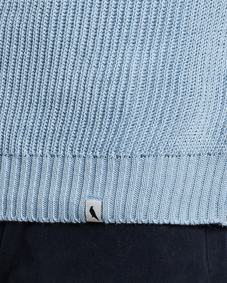 Men | Sweaters & Knitwear | Peregrine | Harry Organic Cotton Sweater Seafoam
