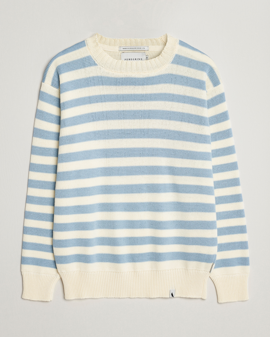 Men | Sweaters & Knitwear | Peregrine | Richmond Organic Cotton Sweater Seafoam