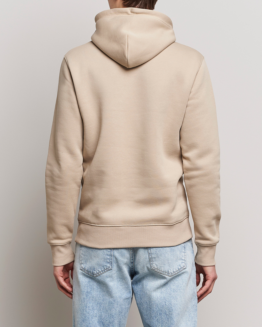 Men | Sweaters & Knitwear | GANT | Original Shield Logo Hoodie Concrete Beige