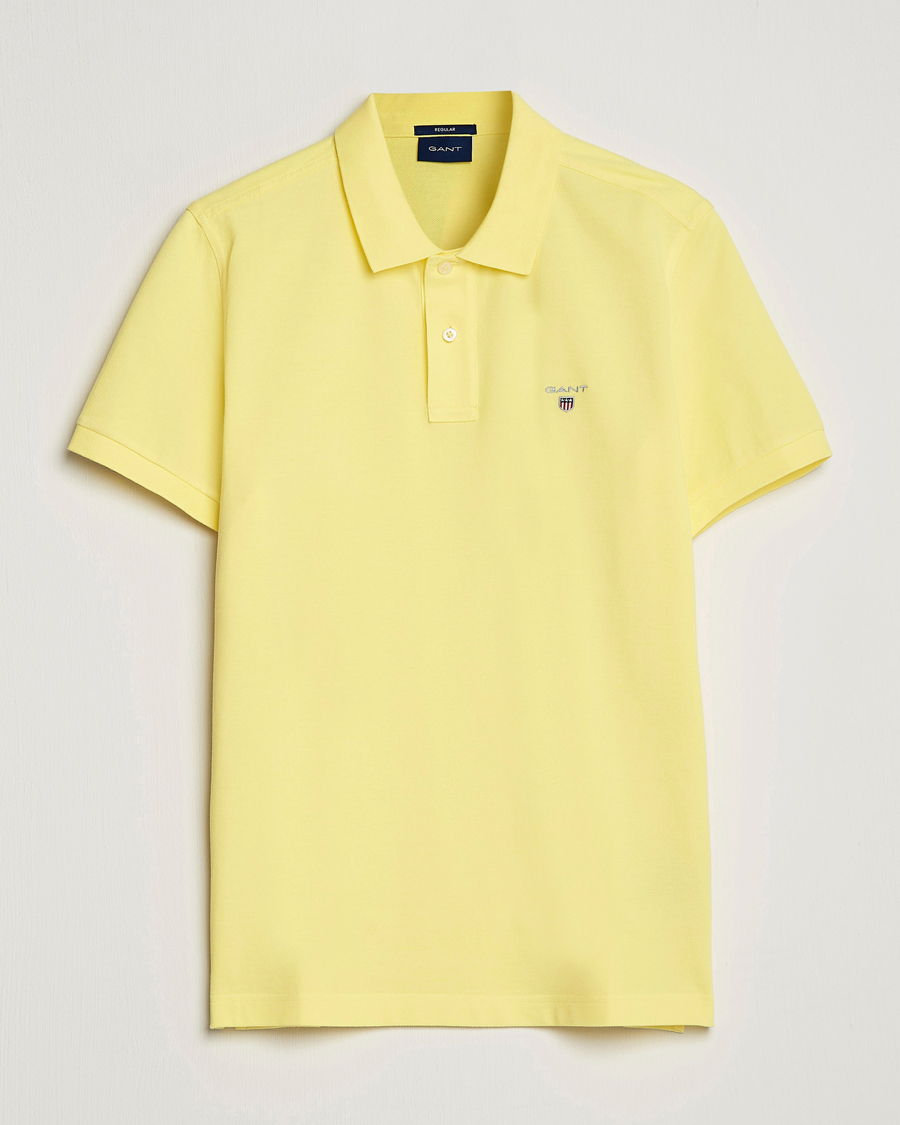 Men | Polo Shirts | GANT | The Original Polo Clear Yellow
