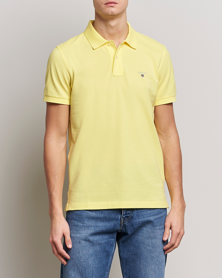 Men | Polo Shirts | GANT | The Original Polo Clear Yellow