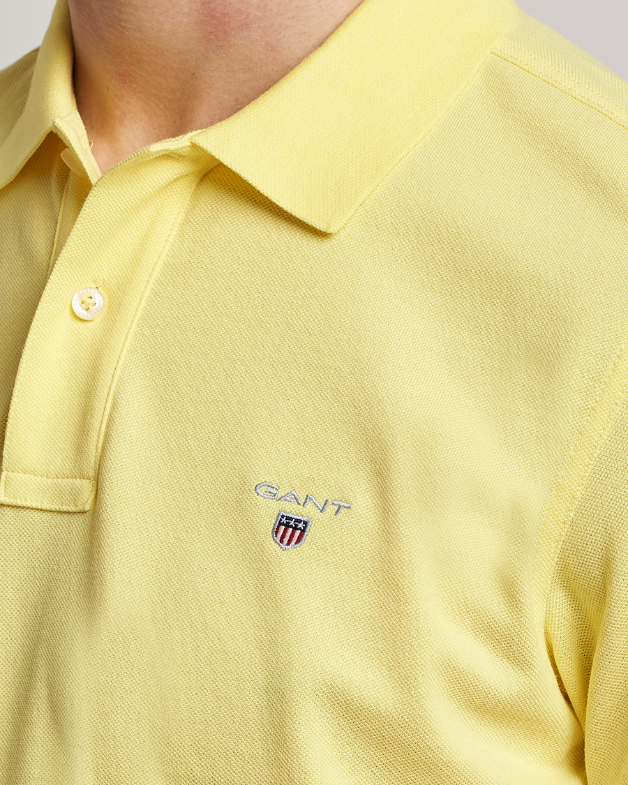 Men | Polo Shirts | GANT | The Original Polo Clear Yellow