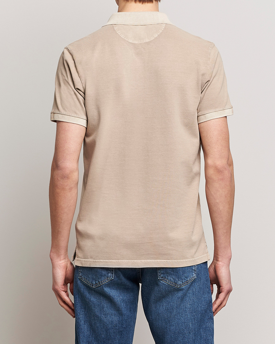 Men | Polo Shirts | GANT | Sunbleached Polo Concrete Beige