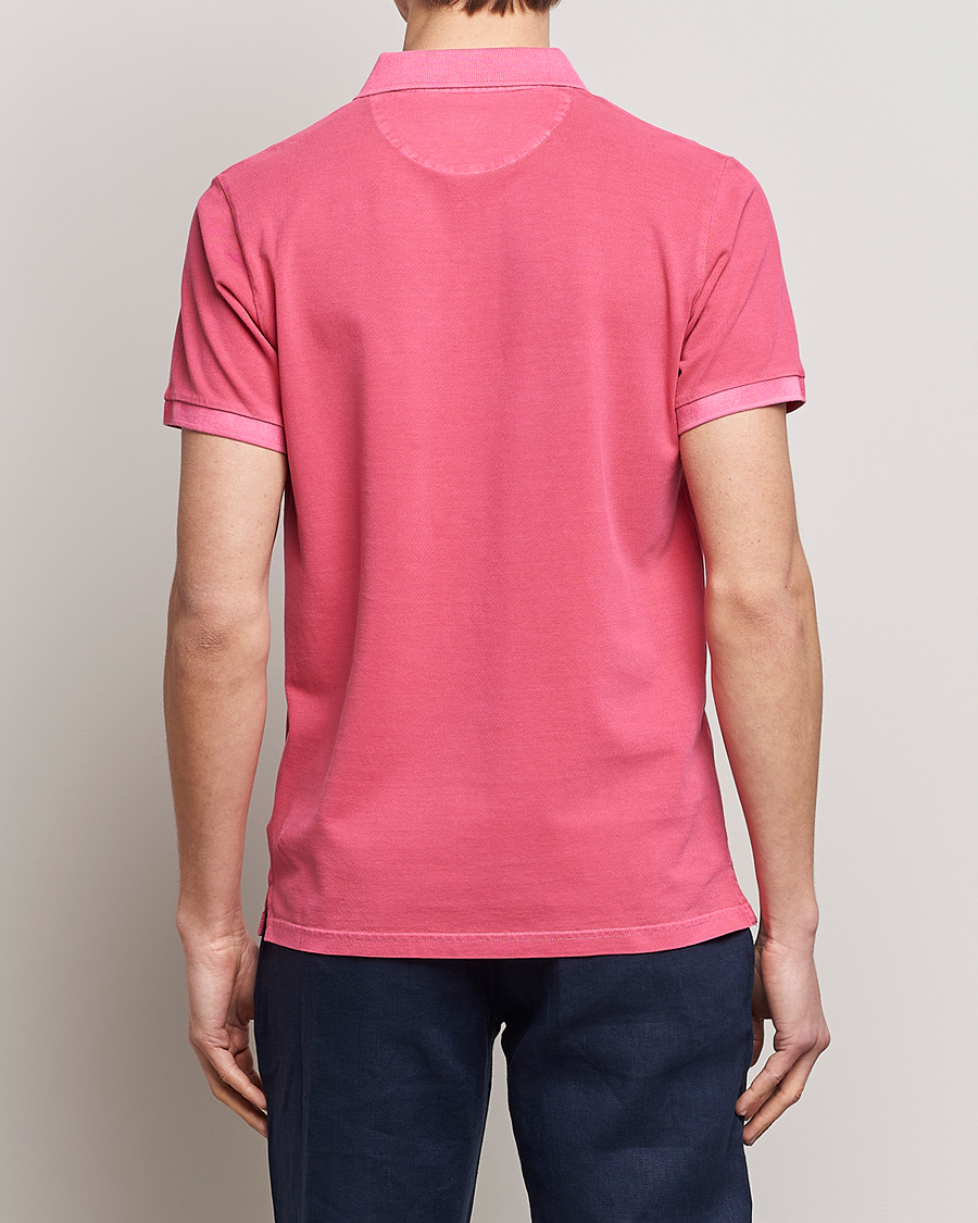 Men | Polo Shirts | GANT | Sunbleached Polo Magenta Pink