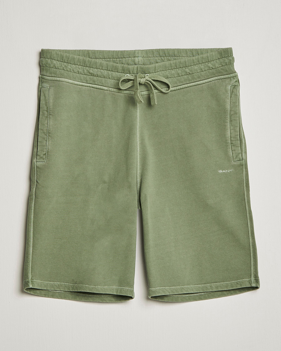 Men | Shorts | GANT | Sunbleached Sweatshorts Calamata Green