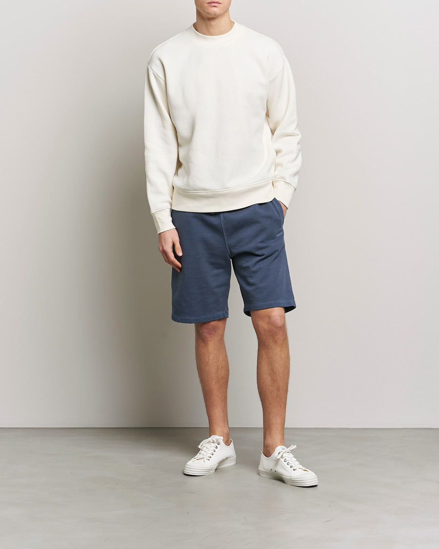 Men | Shorts | GANT | Sunbleached Sweatshorts Evening Blue